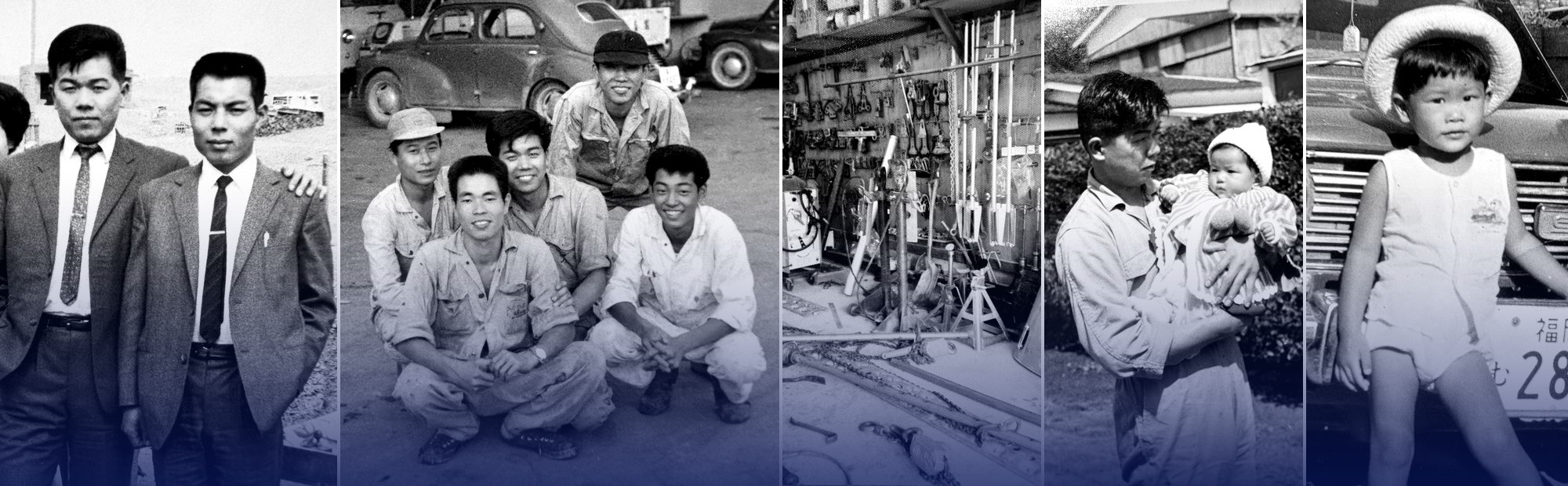 昭和48年創業・親子二代で続く徳永自動車の昔の写真